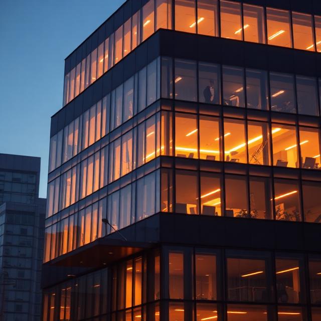 Modern office building